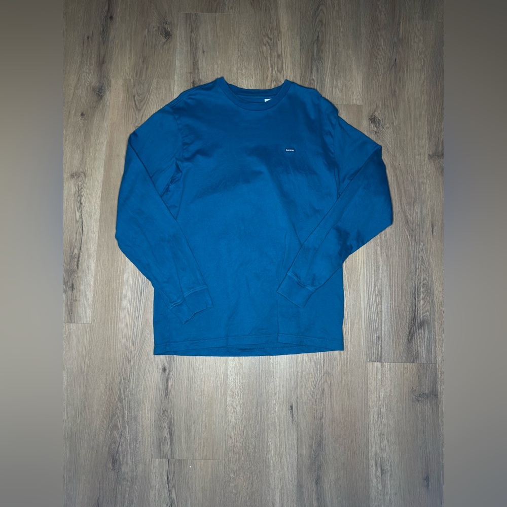 Supreme Small Box ‘Teal’ Long Sleeve T-Shirt